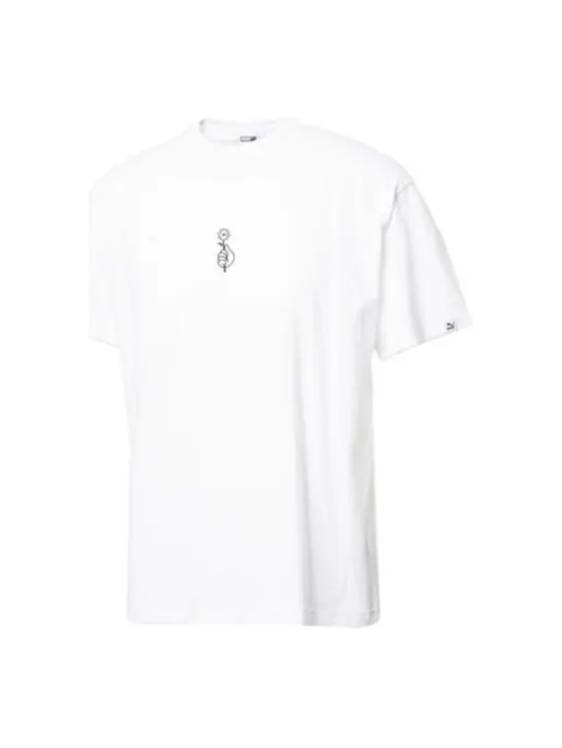 Футболка bts crossover small short sleeve couple style white Puma — изображение 1 из 2, белый