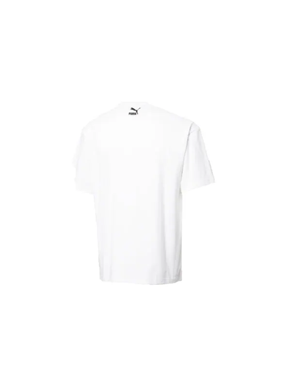 Футболка bts crossover small short sleeve couple style white Puma — изображение 2 из 2, белый