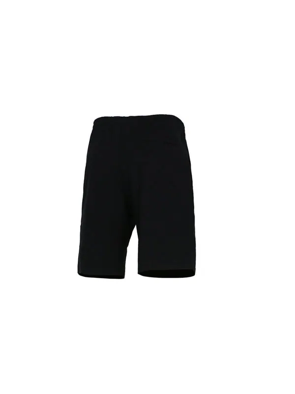Шорты ess+ slim shorts 'black' Puma — изображение 2 из 4, черный/белый