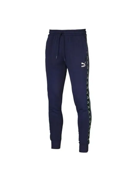 Брюки drawsing track pants 'navy' Puma — изображение 1 из 4, темно-синий/белый