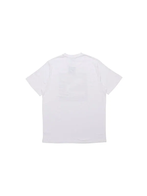 Футболка logo round neck short sleeve white Puma — изображение 2 из 2, белый