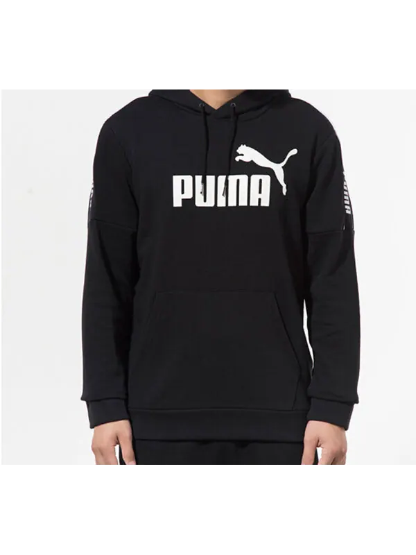 Толстовка classics t14 track pant hooded fleece black Puma — изображение 4 из 4, черный