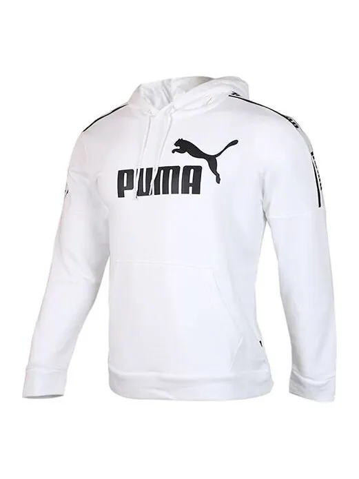 Толстовка amplified hoody tr basic series white Puma — изображение 1 из 4, белый