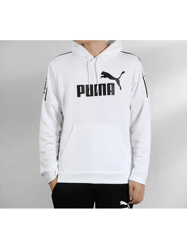 Толстовка amplified hoody tr basic series white Puma — изображение 3 из 4, белый