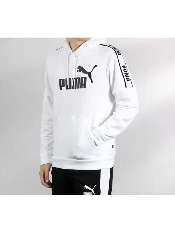 Толстовка amplified hoody tr basic series white Puma — изображение 4 из 4, белый