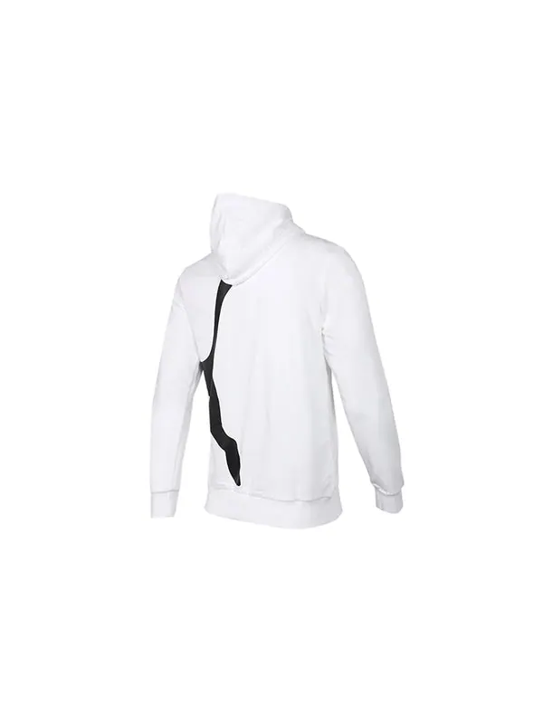 Толстовка knit casual hooded long sleeves pullover white Puma — изображение 2 из 4, белый