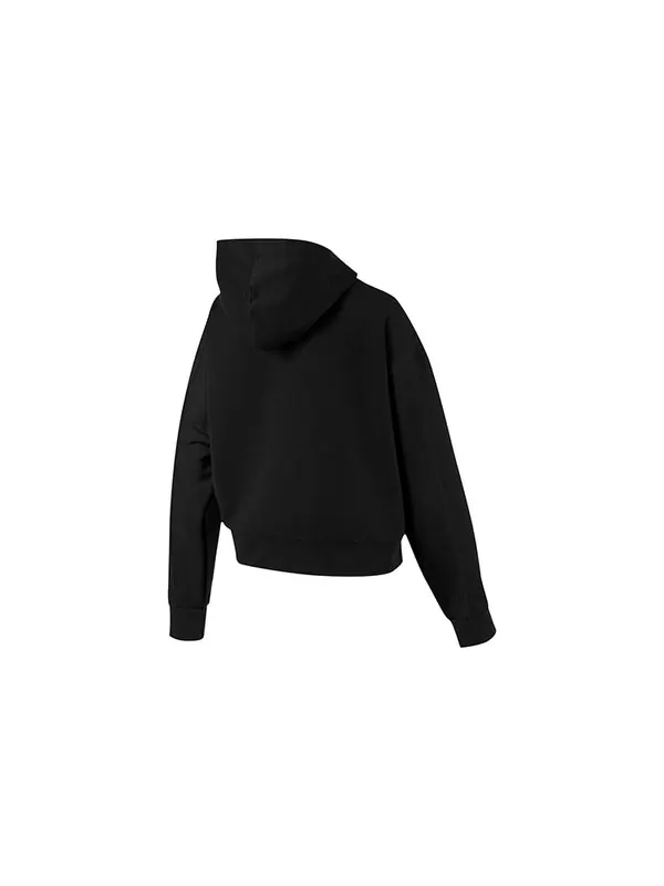 Толстовка athletic hoodie 'black' Puma — изображение 2 из 4, черный
