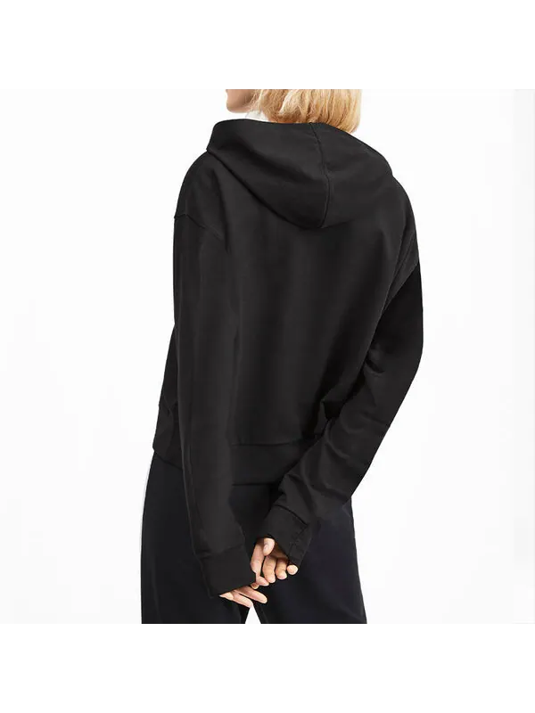 Толстовка athletic hoodie 'black' Puma — изображение 4 из 4, черный