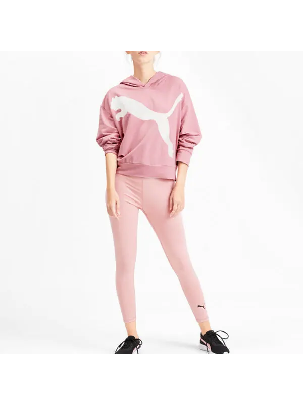 Толстовка athletic hoodie 'pink' Puma — изображение 3 из 3, розовый