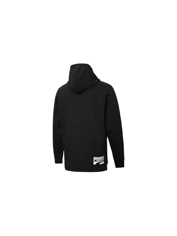 Толстовка rebel bold logo 'black' Puma — изображение 2 из 2, черный