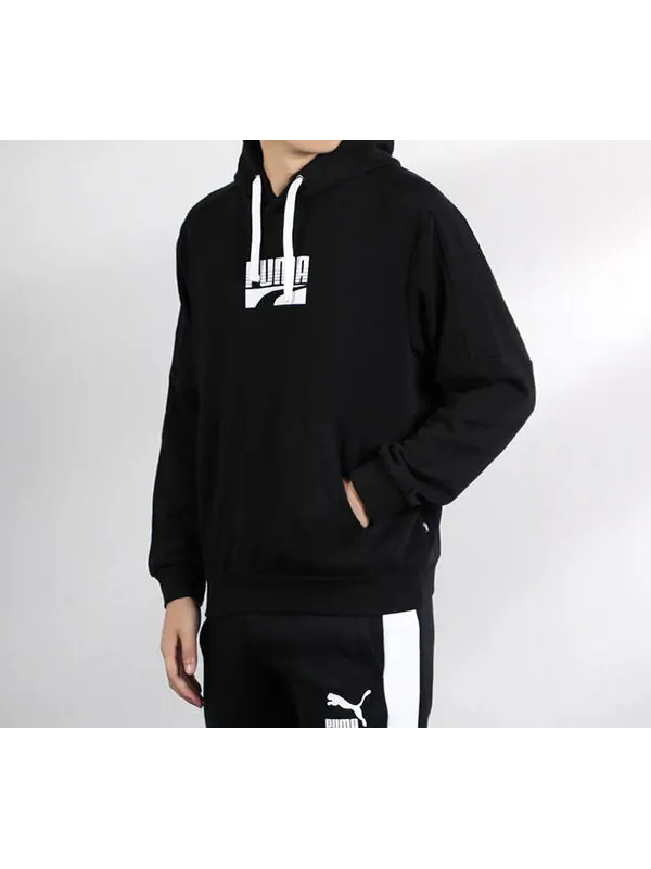 Толстовка knit sports black Puma — изображение 3 из 4, черный