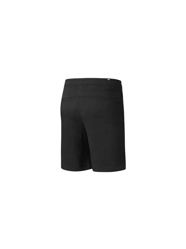 Шорты solid casual shorts 'black' Puma — изображение 2 из 2, черный