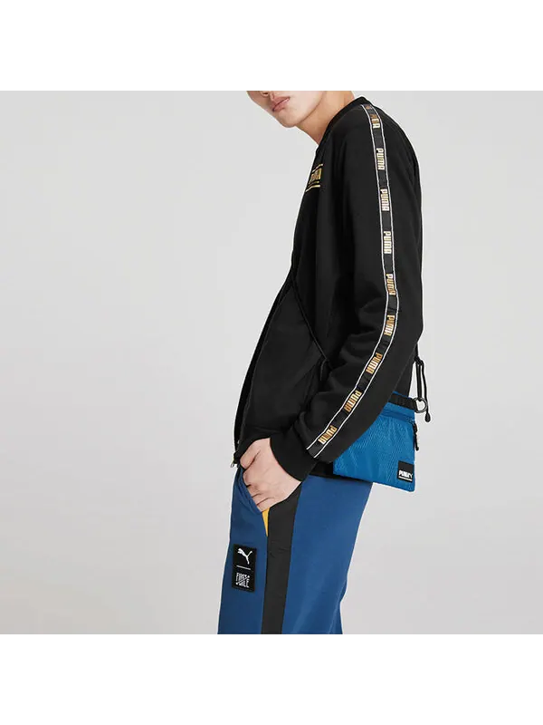 Куртка fleece active wear track jacket 'black' Puma — изображение 4 из 4, черный