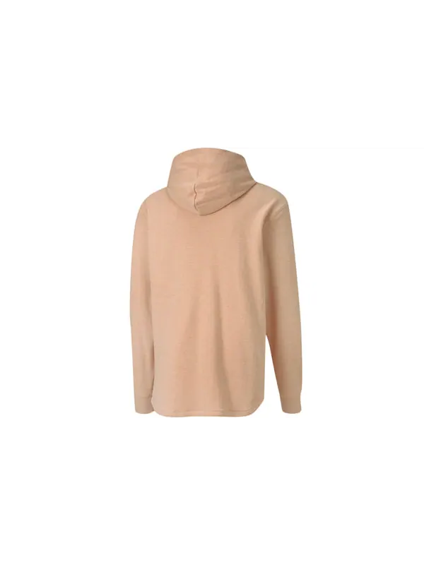 Толстовка fusion logo hoodie 'pink' Puma — изображение 2 из 4, розовый