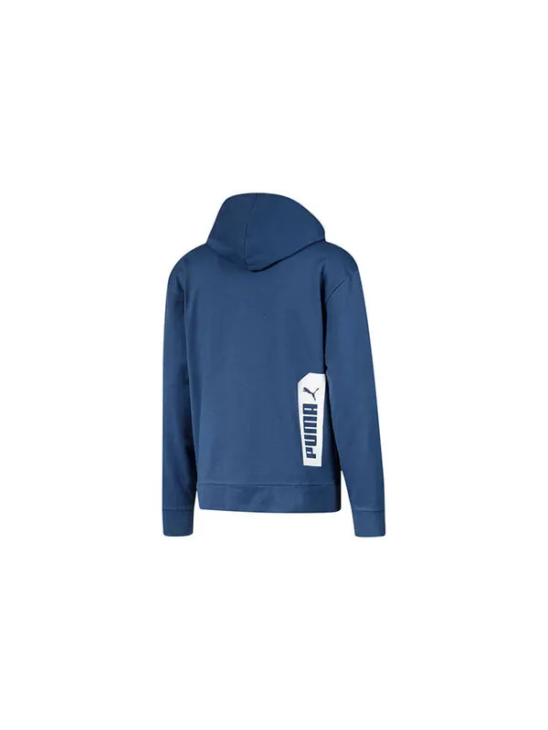 Куртка nu-tility logo jacket 'navy' Puma — изображение 2 из 2, темно-синий