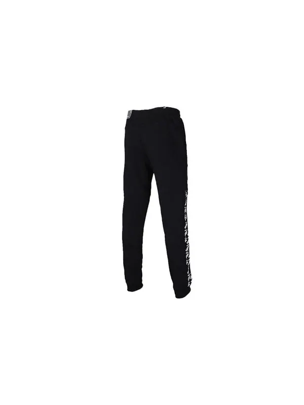 Брюки amplified track pants 'black' Puma — изображение 2 из 4, черный/белый