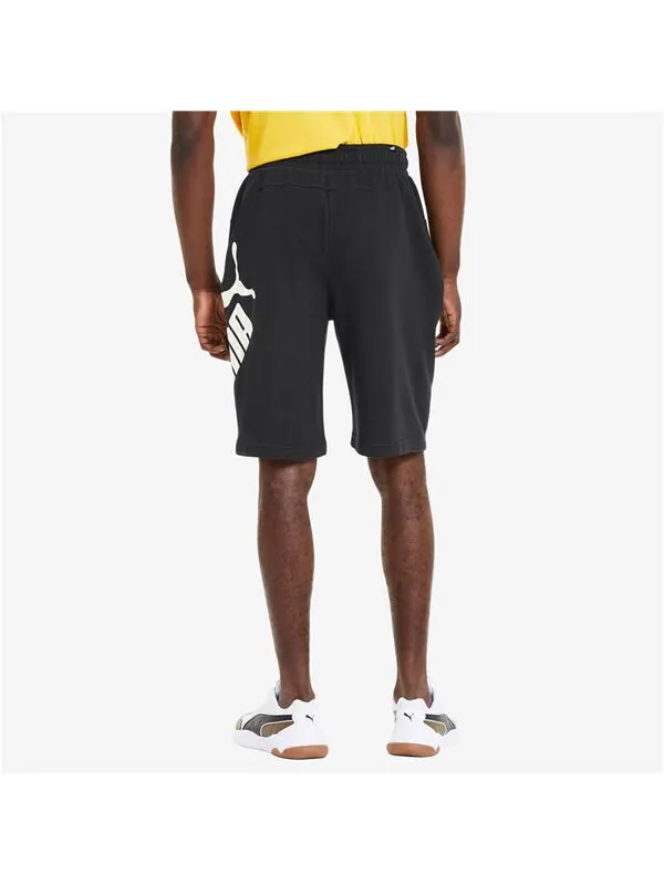 Шорты sport style sweat shorts 'black' Puma — изображение 4 из 4, черный/белый