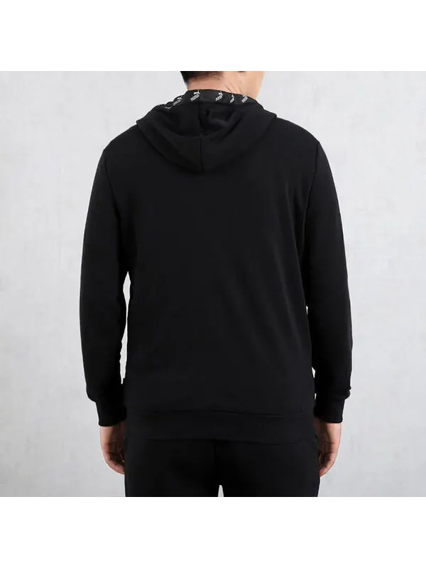 Куртка sports casual hooded windbreaker black Puma — изображение 4 из 4, черный