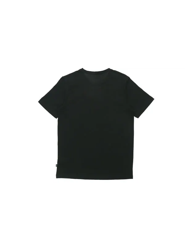 Футболка logo printed short sleeve tee black Puma — изображение 2 из 2, черный