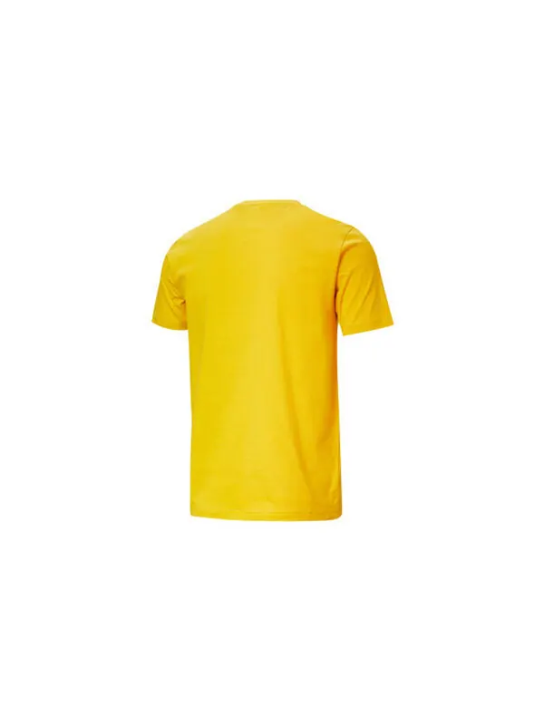 Футболка summer graphic alphabet large logo printing short sleeve yellow Puma — изображение 2 из 2, желтый