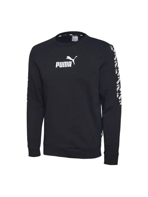 Толстовка classic printing round neck black Puma — изображение 1 из 2, черный