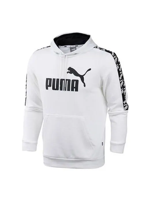 Толстовка hooded casual white Puma — изображение 1 из 2, белый