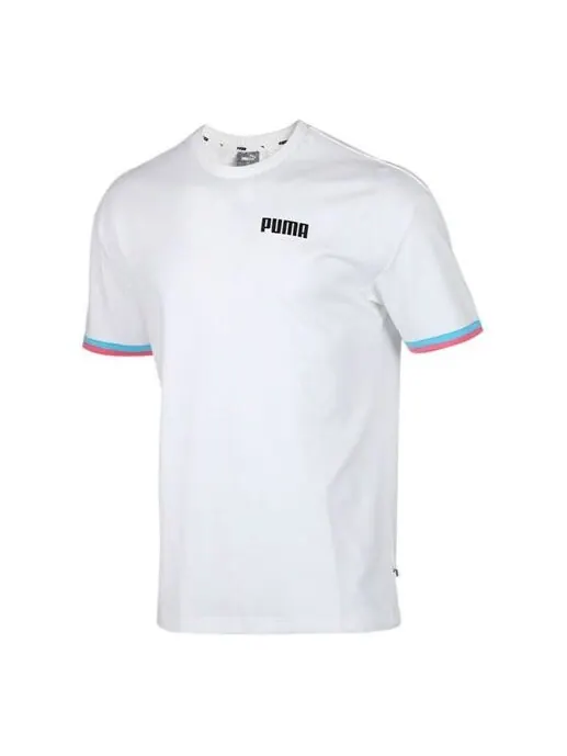 Футболка training gym loose short sleeve white Puma — изображение 1 из 4, белый