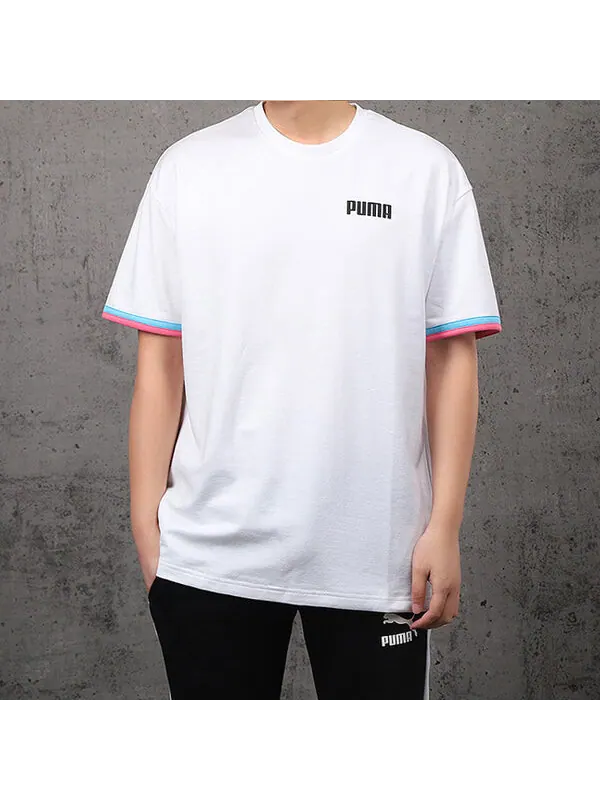 Футболка training gym loose short sleeve white Puma — изображение 4 из 4, белый