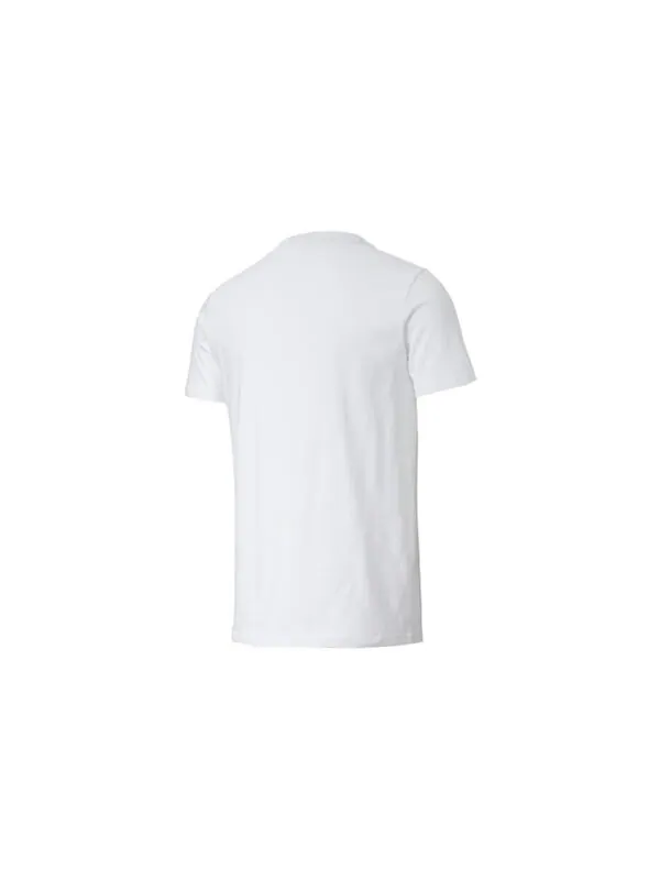 Футболка classics round neck short sleeve couple style white Puma — изображение 2 из 2, белый