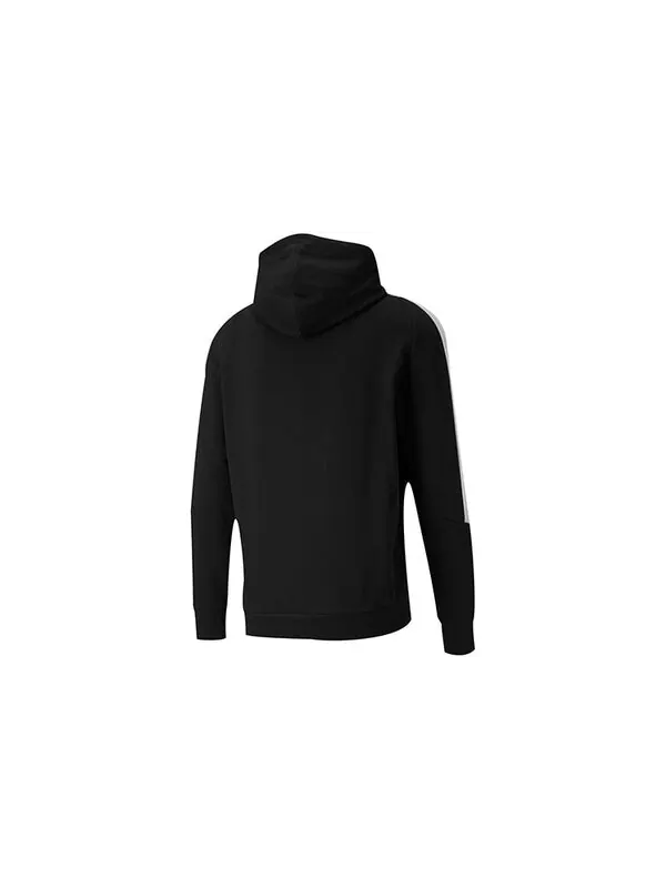 Толстовка modern logo printing contrasting colors sports black Puma — изображение 2 из 3, черный