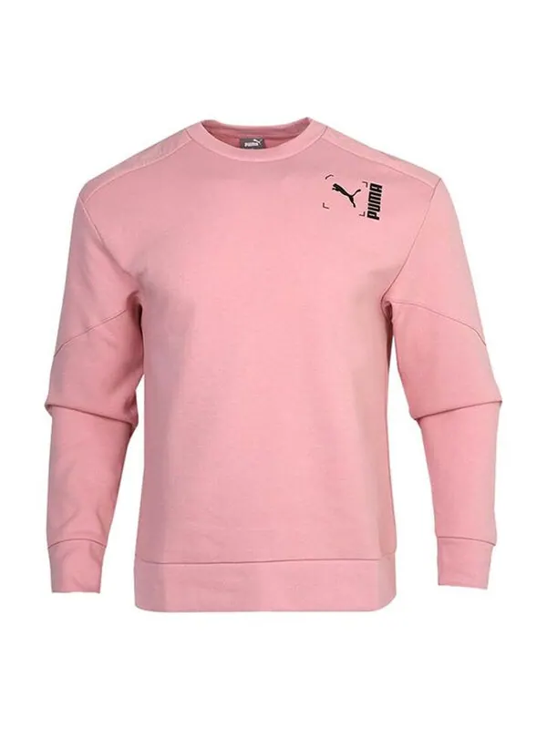 Свитер nu-tility sweatshirt 'pink black' Puma