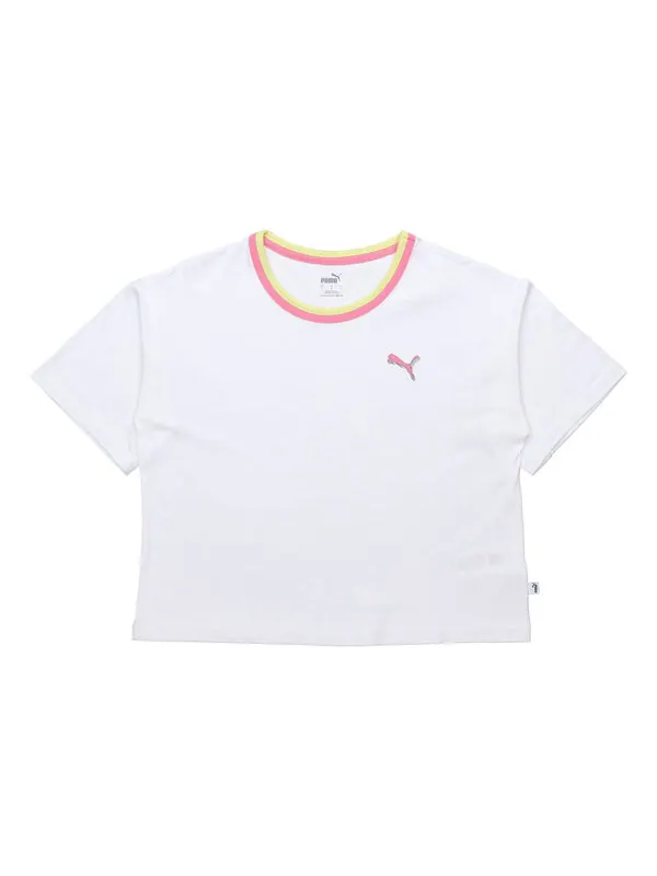 Футболка celebration style round-neck white Puma — изображение 1 из 2, белый