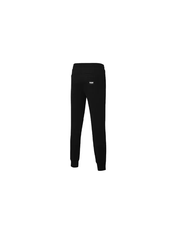 Брюки classics track pants 'black white' Puma — изображение 2 из 2, черный/белый