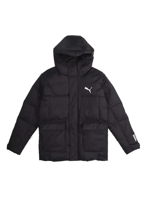 Куртка protective down jacket 'black white' Puma — изображение 1 из 4, черный/белый