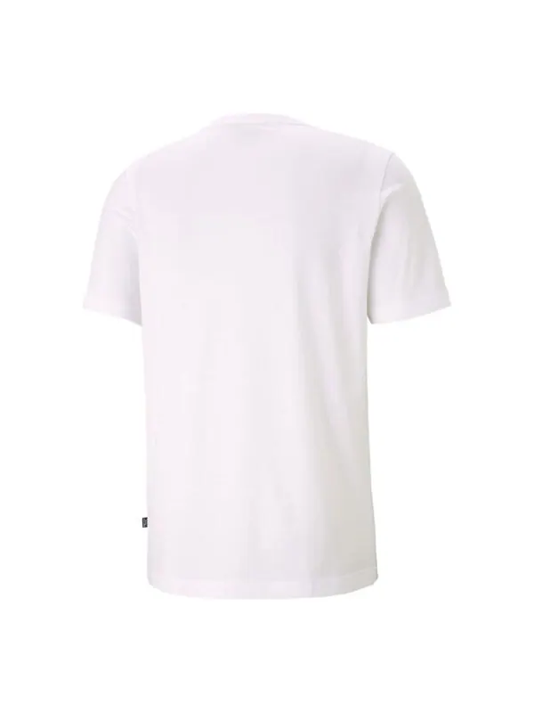 Футболка essentials small logo t-shirt 'white' Puma — изображение 2 из 2, белый