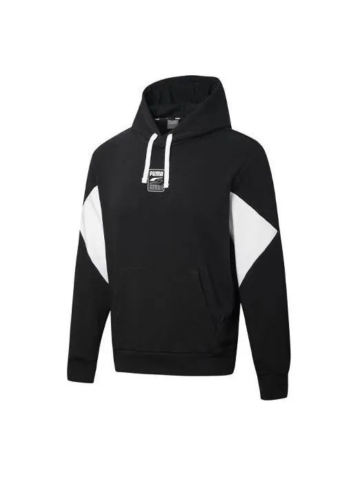 Толстовка hummer rebel hoodie 'black white' Puma — изображение 1 из 2, черный/белый