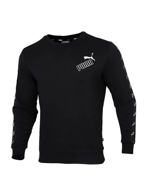 Толстовка casual round neck black Puma — изображение 1 из 4, черный