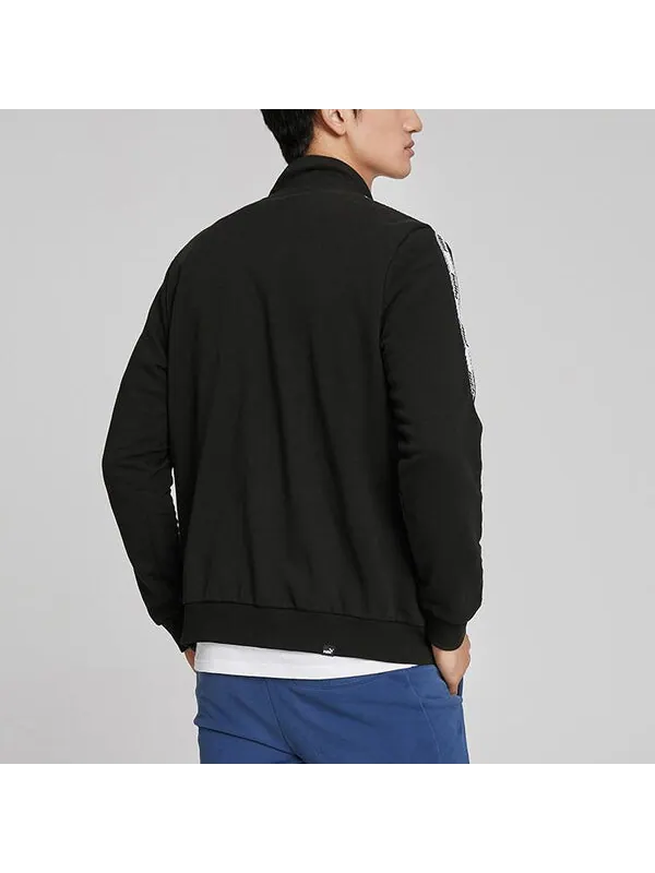 Куртка full-zip jacket 'black white' Puma — изображение 4 из 4, черный/белый