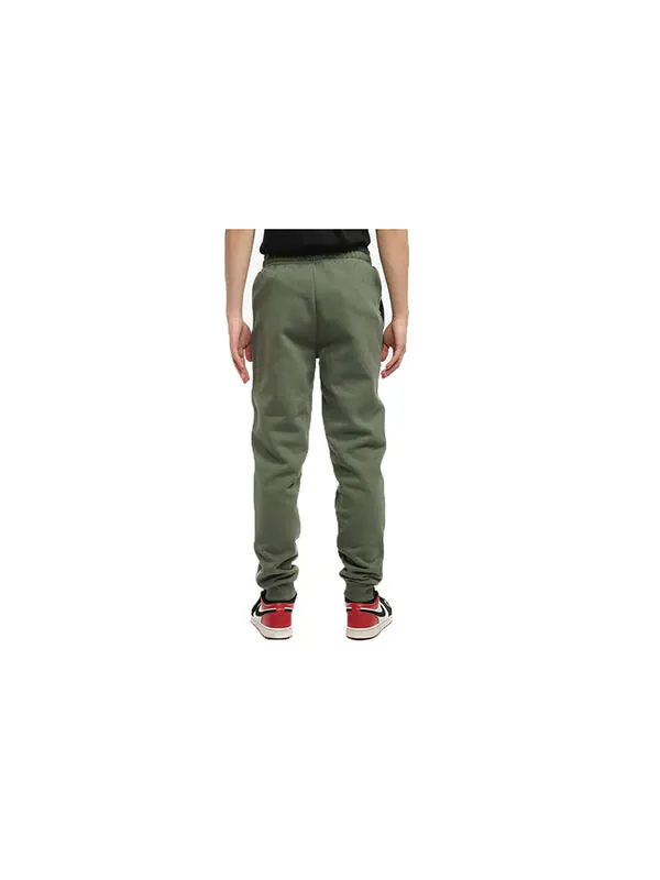 Брюки metallic nights tape sweatpants 'green white' Puma — изображение 2 из 4, зеленый/белый