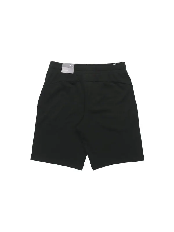 Шорты amplified big logo shorts 'black white' Puma — изображение 2 из 4, черный/белый