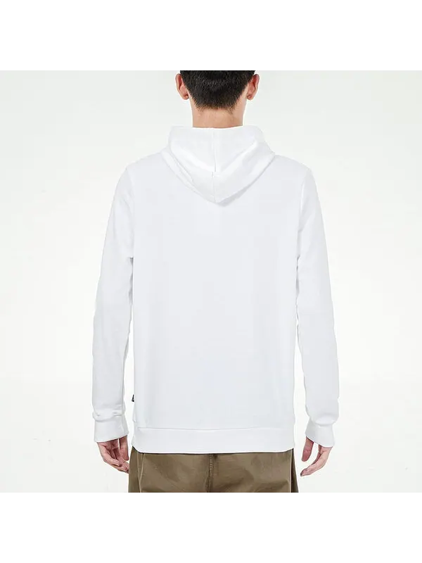 Толстовка big logo hoodie 'white black' Puma — изображение 4 из 4, белый/черный