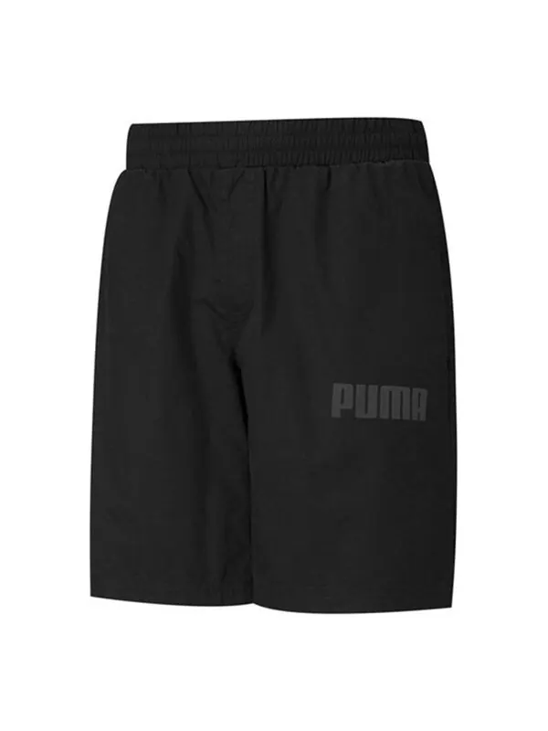 Шорты modern basics 8" shorts 'black grey' Puma — изображение 1 из 4, черный/серый