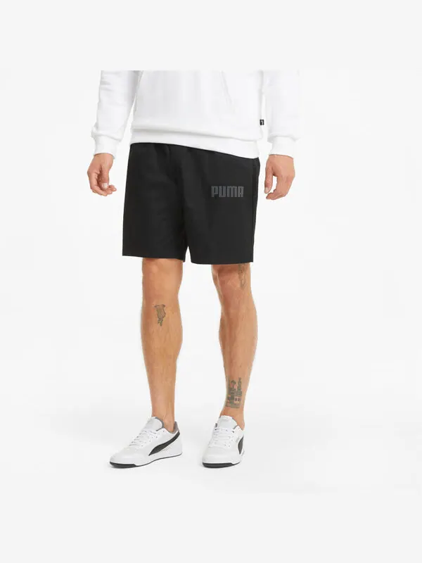 Шорты modern basics 8" shorts 'black grey' Puma — изображение 4 из 4, черный/серый