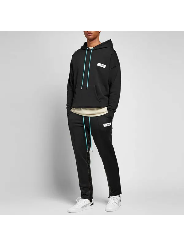 Толстовка x rhude crossover series knit drawstring black Puma — изображение 3 из 4, черный