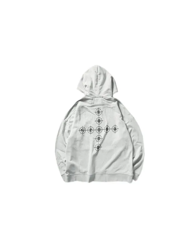 Толстовка x rhude series knit drawstring gray Puma — изображение 2 из 4, серый
