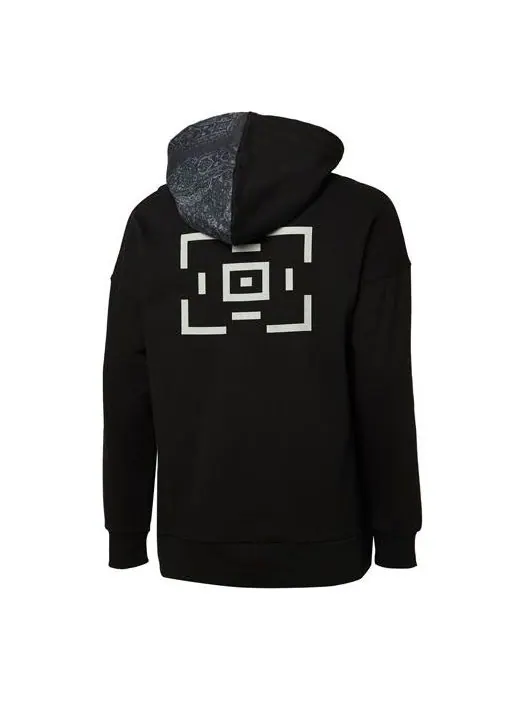 Толстовка x les benjamins hoodie 'black white' Puma — изображение 1 из 4, черный/белый