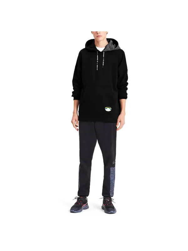 Толстовка x les benjamins hoodie 'black white' Puma — изображение 3 из 4, черный/белый