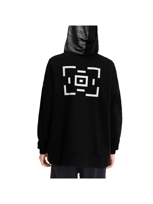 Толстовка x les benjamins hoodie 'black white' Puma — изображение 4 из 4, черный/белый