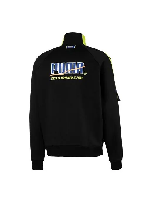 Куртка PUMA x ADER ERROR Unisex Printing Stand-up Collar Jacket Black — изображение 1 из 5, черный