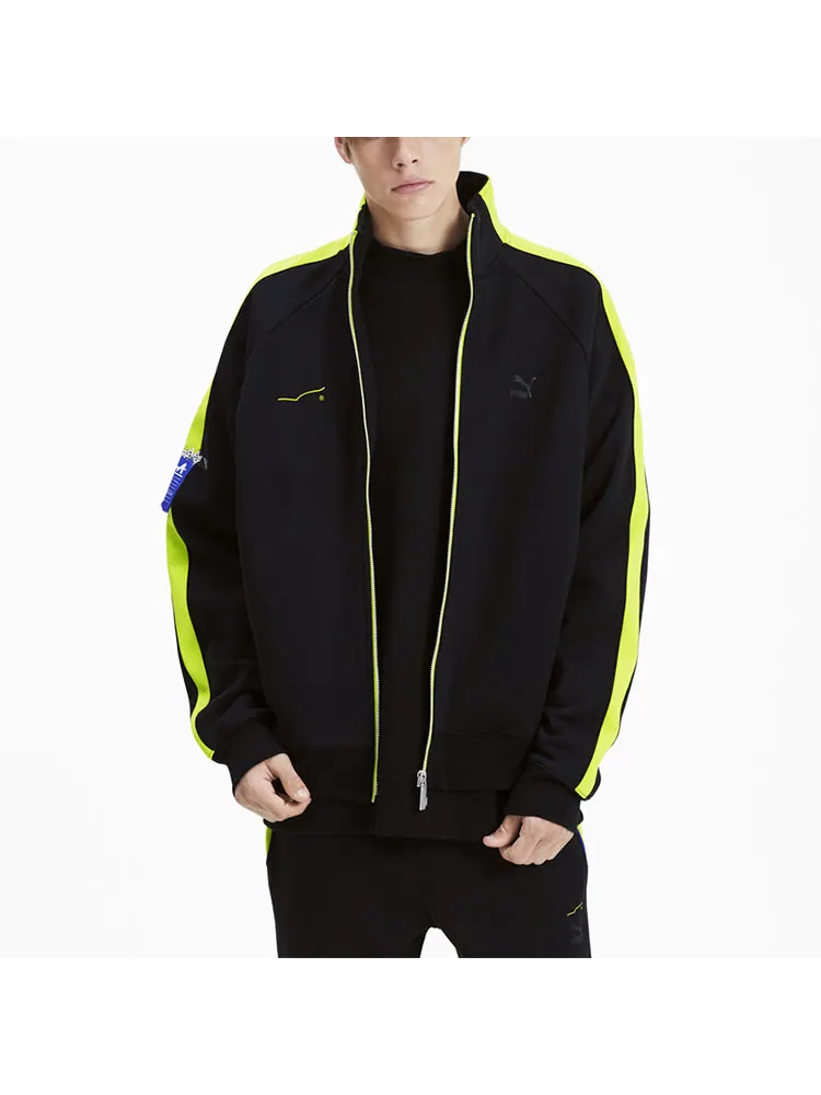 Куртка PUMA x ADER ERROR Unisex Printing Stand-up Collar Jacket Black — изображение 4 из 5, черный